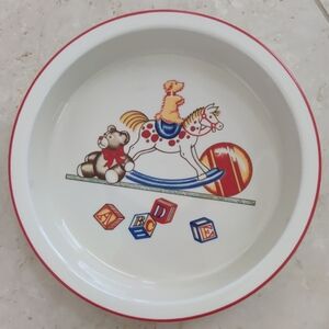 Tiffany & Co. Vintage Child's Bowl 1992 Rocking Horse Tiffany Toys